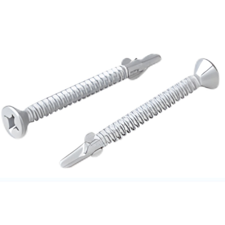 Phillips phẳng đầu tự khoan vít với cánh